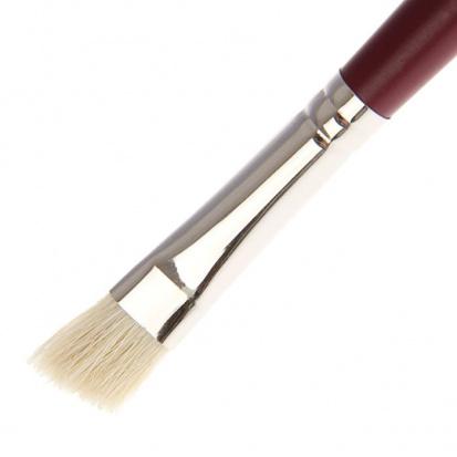 Кисть серии "Студио" из щетины со скосом № 12